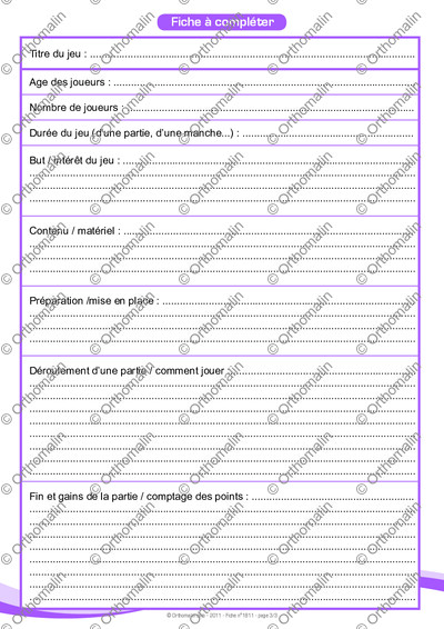 Page 3 de la fiche