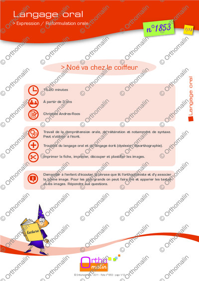 Page 1 de la fiche