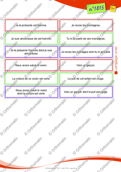 Page 3 de la fiche