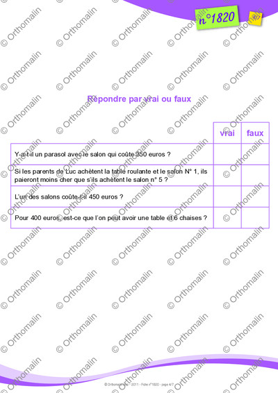 Page 4 de la fiche