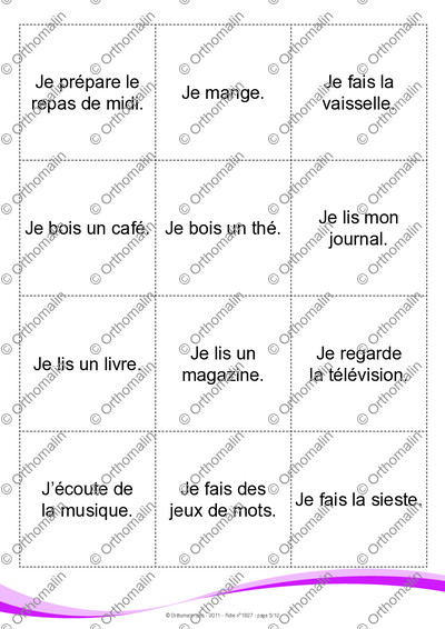 Page 5 de la fiche