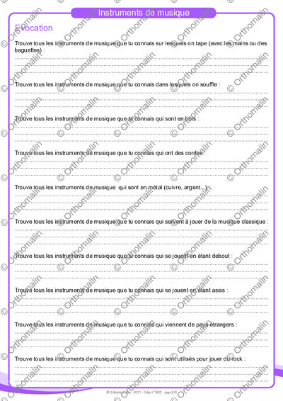 Page 6 de la fiche