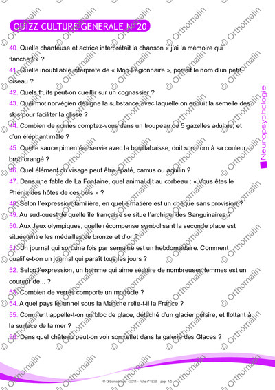 Page 4 de la fiche