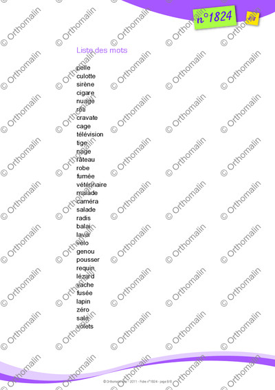 Page 8 de la fiche