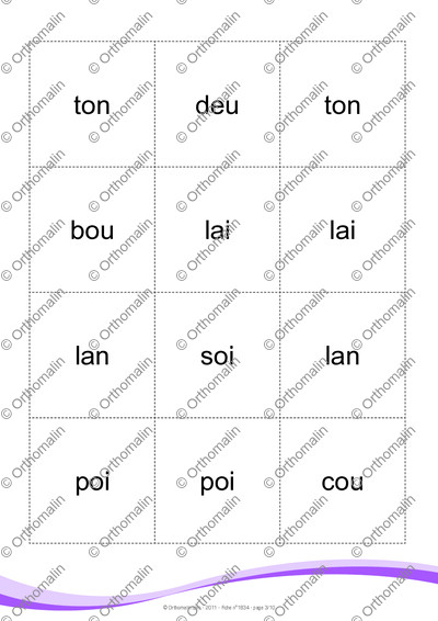 Page 3 de la fiche