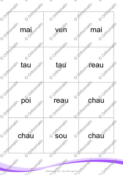 Page 5 de la fiche