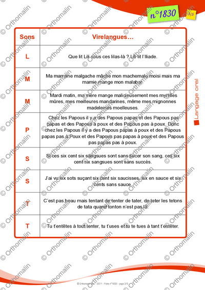 Page 3 de la fiche
