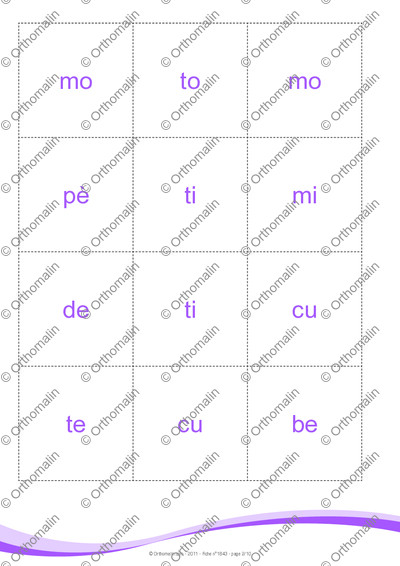 Page 2 de la fiche