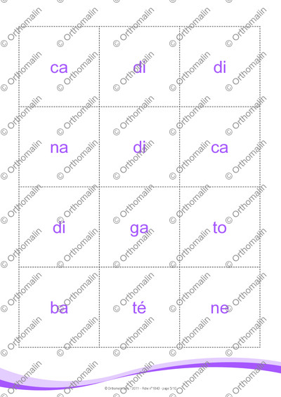 Page 5 de la fiche
