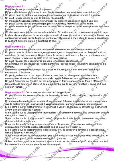 Page 2 de la fiche