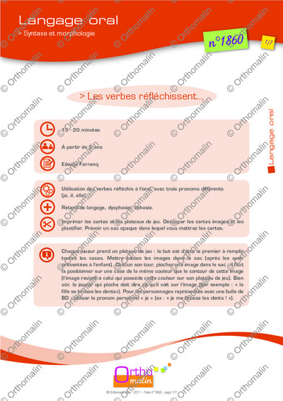 Page 1 de la fiche