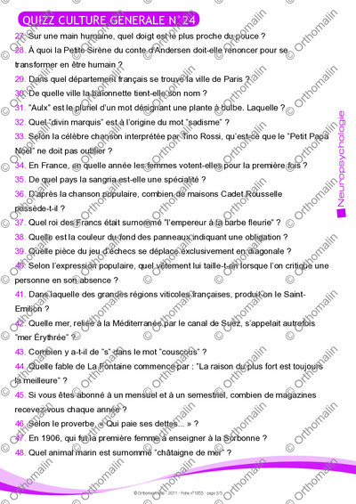 Page 3 de la fiche