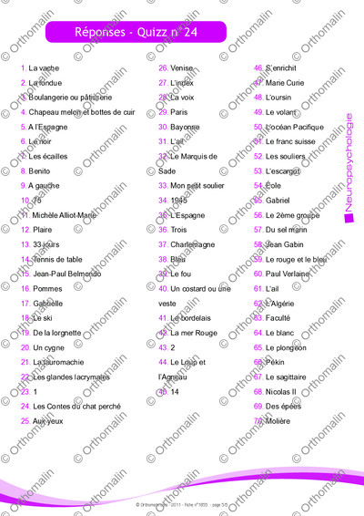 Page 5 de la fiche