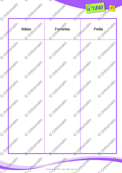 Page 2 de la fiche