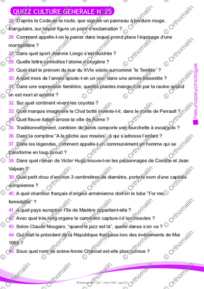 Page 3 de la fiche