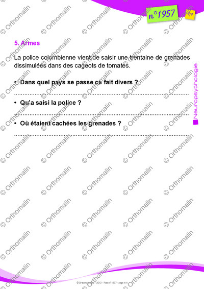 Page 4 de la fiche