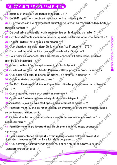 Page 3 de la fiche