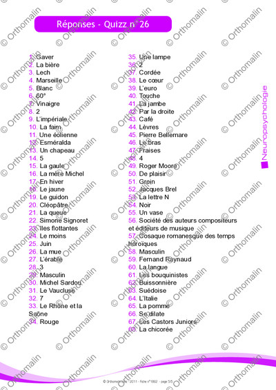 Page 5 de la fiche