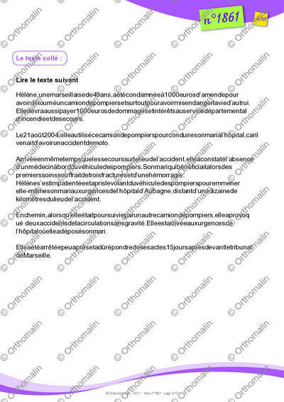 Page 3 de la fiche