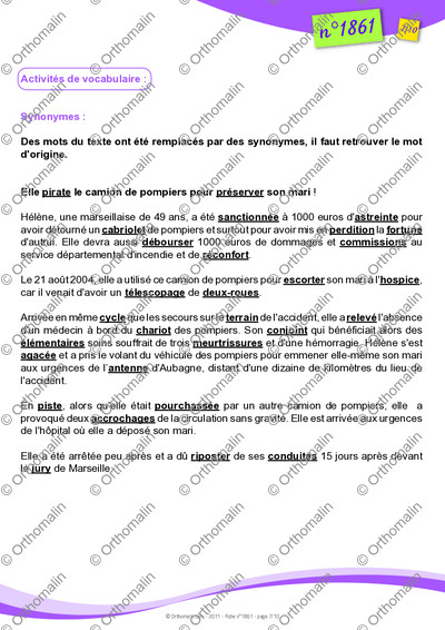Page 7 de la fiche