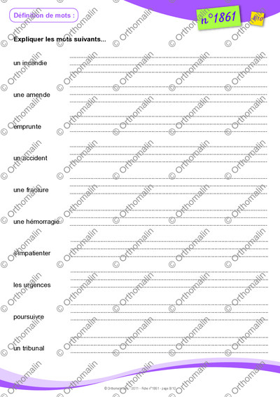 Page 8 de la fiche