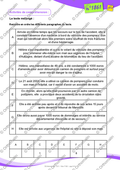 Page 9 de la fiche