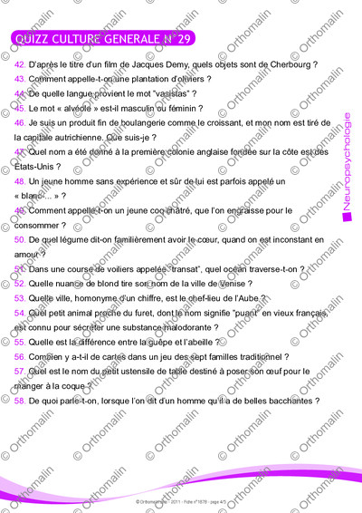 Page 4 de la fiche