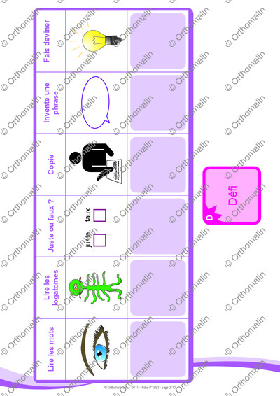 Page 3 de la fiche