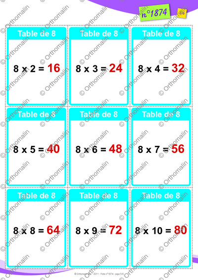 Page 5 de la fiche