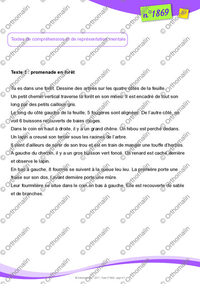 Page 2 de la fiche
