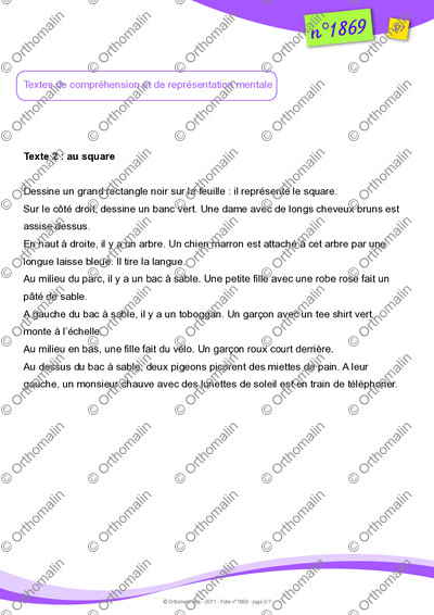 Page 3 de la fiche