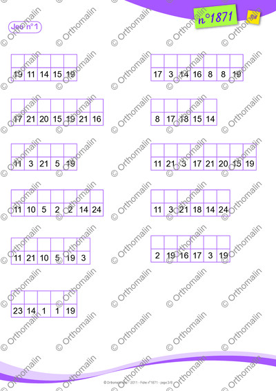 Page 3 de la fiche
