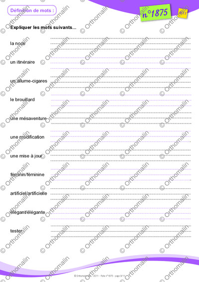 Page 9 de la fiche