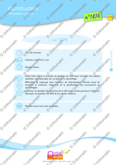 Page 1 de la fiche