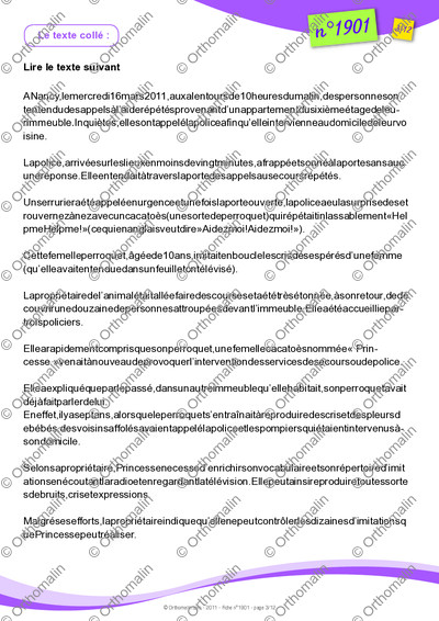 Page 3 de la fiche