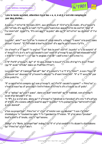 Page 5 de la fiche