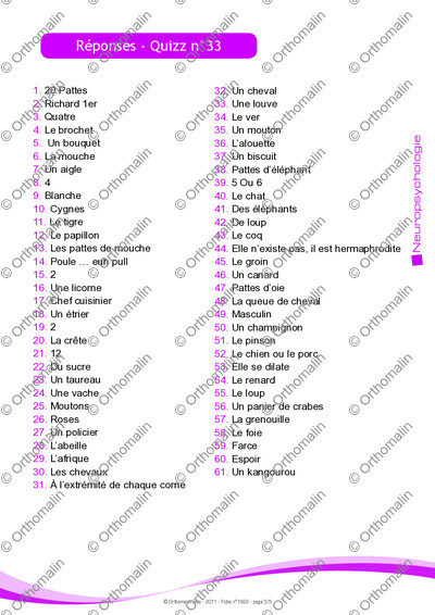 Page 5 de la fiche