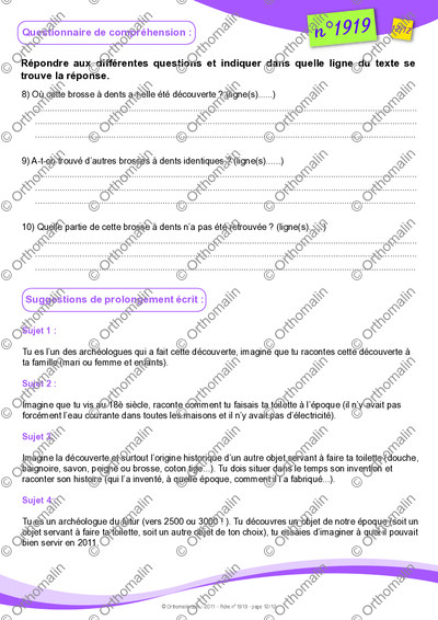 Page 12 de la fiche