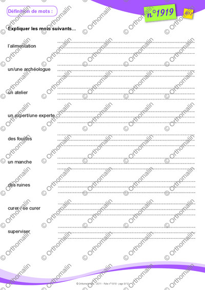 Page 9 de la fiche