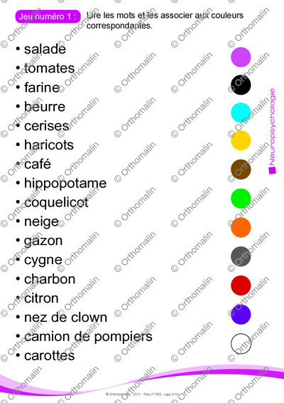 Page 2 de la fiche