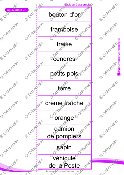Page 11 de la fiche