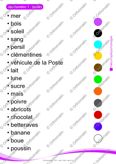 Page 3 de la fiche