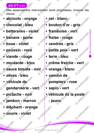 Page 3 de la fiche