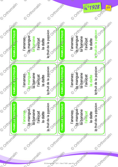 Page 4 de la fiche