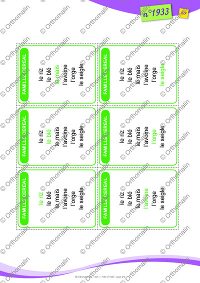 Page 4 de la fiche