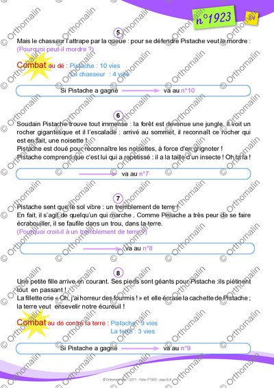 Page 3 de la fiche