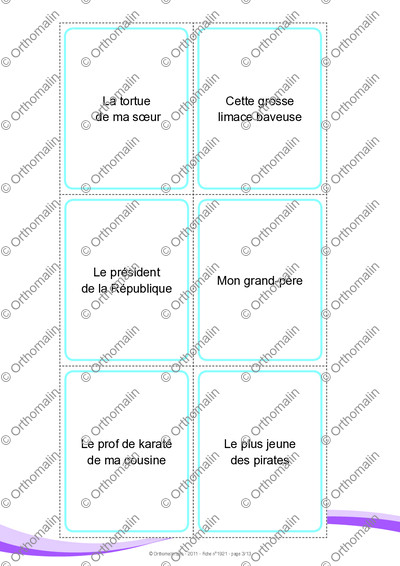 Page 3 de la fiche
