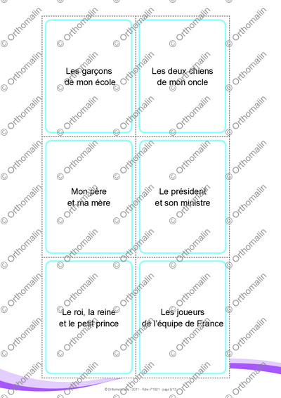 Page 6 de la fiche