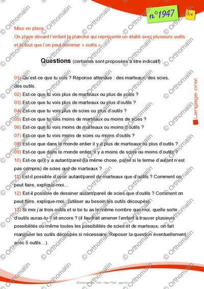 Page 3 de la fiche