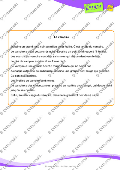 Page 5 de la fiche